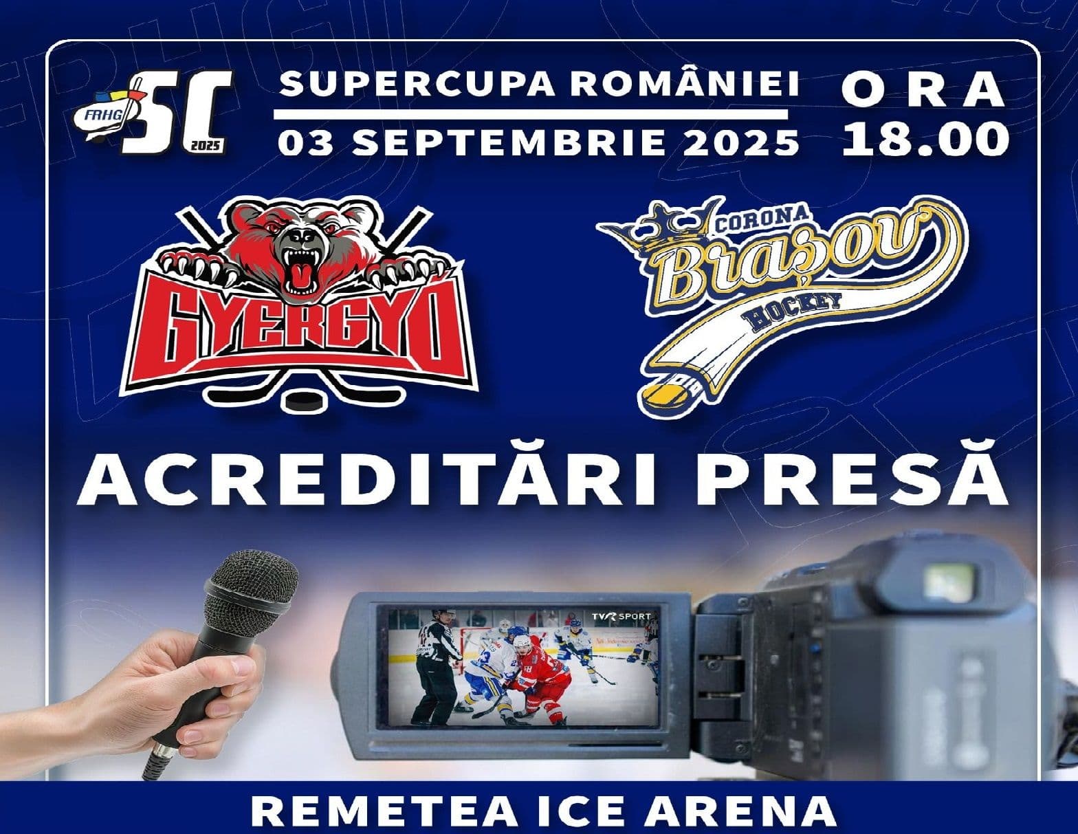 Jurnaliști acreditați pentru Supercupa României