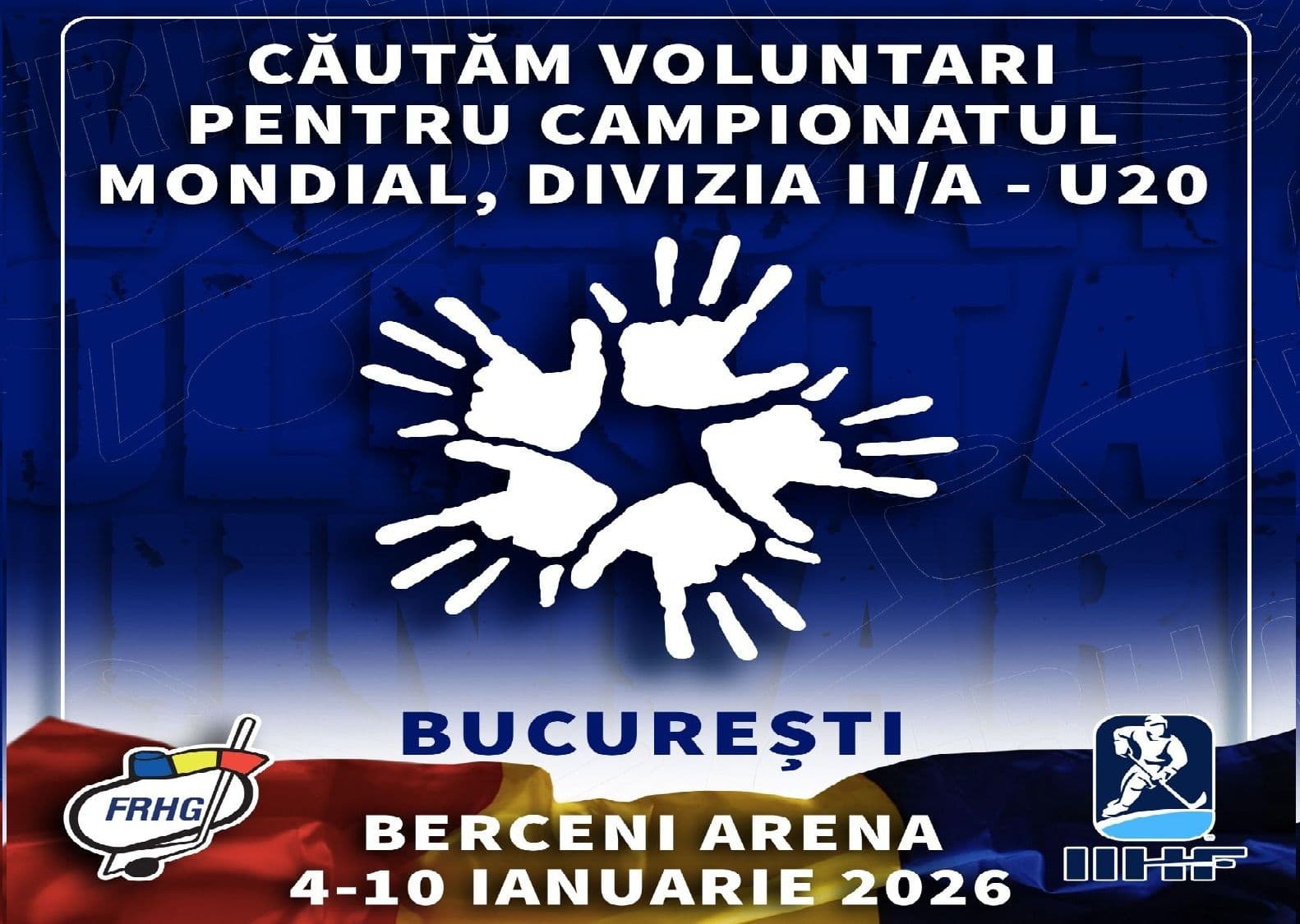 Căutăm voluntari pentru Campionatul Mondial, Divizia II/A - U20