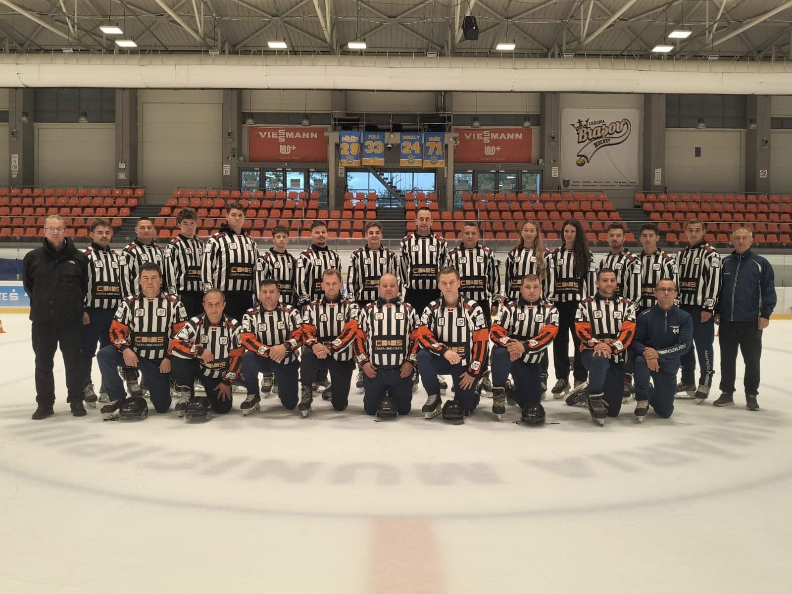 Șapte arbitri din România, delegați la competițiile internaționale IIHF în sezonul 2026–2027